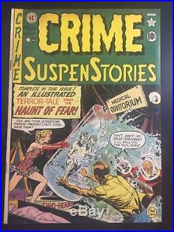 EC Comics CRIME SUSPENSTORIES #4 Golden Age HORROR Ships FREE! VF (8.0)