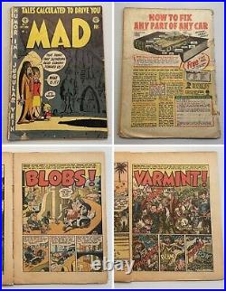 EC Comics Mad #1 1952 Golden Age Comic Book, First Issue RARE, Pre Mad Magazine