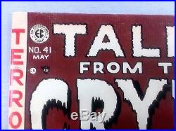 EC Comics TALES FROM THE CRYPT Apr 1954 #41 KEY Golden Age HORROR 7.5 Ships FREE