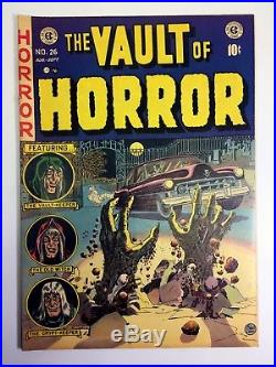 EC Comics VAULT OF HORROR Aug 1952 #26 KEY Golden Age HORROR FN- 5.5 Ships FREE