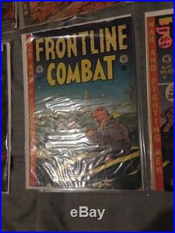 Ec Comics Frontline Combat 2 3 5 10 11 Two Fisted Tales 29 31 Golden Age Lot War