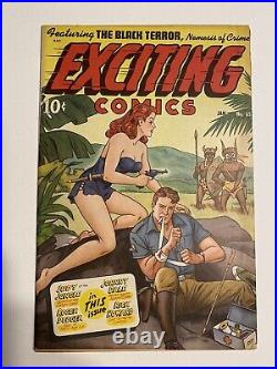 Exciting Comics #65 Alex Schomburg Cover 1949