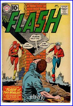 FLASH #123 (1959) Grade 5.5 1st Silver Age App of Golden Age Flash