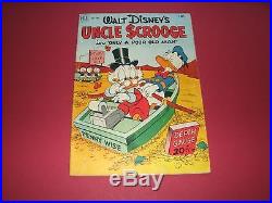 Four Color #386-uncle Scrooge #1-nice Condition-golden Age
