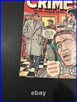 Famous Crimes #6 1949 High Grade! Classic Crime Golden Age Comic