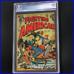 Fighting American #5 (Prize 1954)? PGX 5.0? Rare! Golden Age Jack Kirby