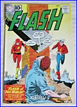 Flash #123 (1st Golden Age Flash In Silver Age) Huge Mega Key Issue Very Clean