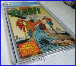 Flash #123 (1st Golden Age Flash In Silver Age) Mega Key Issue Cgc 4.5 Looks 6.0