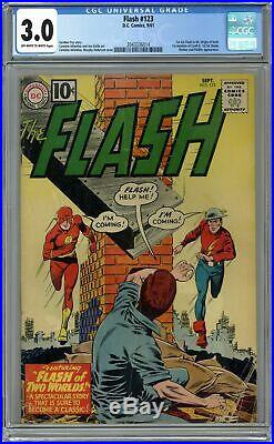 Flash #123 CGC 3.0 1961 2043336014 1st Silver Age app. Of Golden Age Flash