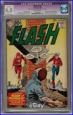 Flash #123 CGC 6.5 (OW) 1st Golden Age Flash in Silver Age