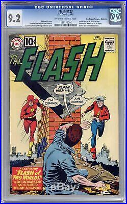 Flash #123 CGC 9.2 1961 1198175016 1st Silver Age app. Of Golden Age Flash
