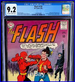 Flash #137 (dc 1963) Cgc 9.2 Ow-w Golden Age Flash App! 2nd Sa App Of Jsa
