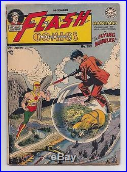 Flash Comics #102 Scarce Golden Age (DC 1948) GD/VG