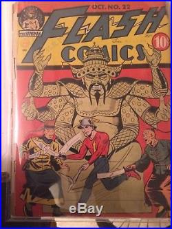 Flash Comics #22 Golden Age Comic Hawkman Joni Thunder
