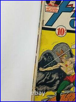 Flash Comics #31 DC Comics 1942 Golden Age Hawkman & Dragon Cover