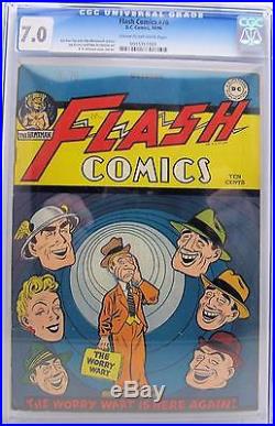 Flash Comics #76 CGC Graded (F/VF) 7.0, DC Comics Golden Age Flash 1946