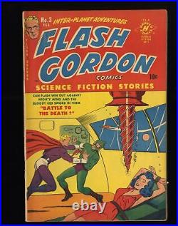 Flash Gordon (1950) #3 VG+ 4.5 Golden Age Bondage Cover! Harvey