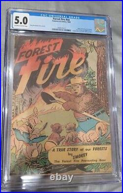 Forest Fire (1949, Golden Age) Rare, CGC Graded (5.0), featuring Smokey Bear