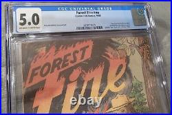 Forest Fire (1949, Golden Age) Rare, CGC Graded (5.0), featuring Smokey Bear