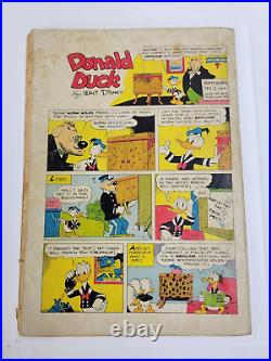 Four Color #199 Dell Comics 1948 Golden Age Carl Barks Donald Duck Sheriff Cover