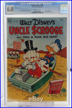 Four Color # 386 CGC 6.0 Dell Uncle Scrooge #1 Only a poor old man