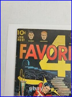 Four Favorites #21 Ace Comics 1946 Golden Age Sci-Fi Cover