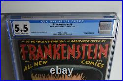 Frankenstein 1 1945 CGC 5.5 Dick Briefer Classic Rare Golden Age Comic Book PCH
