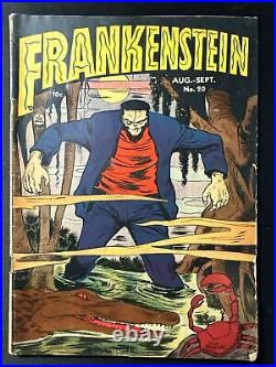 Frankenstein #20 Golden Age Comic Pre Code Horror 1952 1st Print Good/VG A4