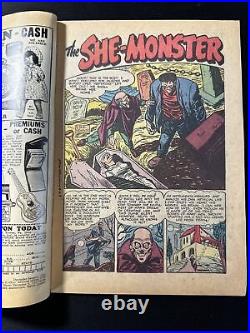 Frankenstein #28 Golden Age Comic Pre Code Horror 1954 1st Print G/VG A4