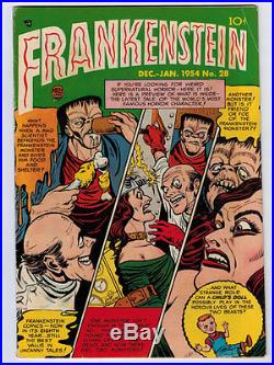 Frankenstein Vol 4 #6 #28 6.0 Off-white/white Pages Golden Age