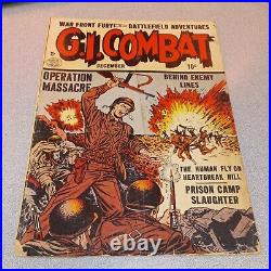 G. I COMBAT #2 GOLDEN AGE PRE CODE WAR 1952 QUALITY COMICS pre dc classic cover