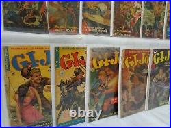 G. I. Joe LOT (12bks) Lower-Grade Ziff-Davis Golden Age Comics 1952-1954 s 12363