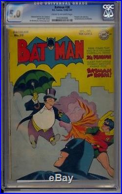 GOLDEN AGE Batman #38 (Dec 1946-Jan 1947, DC) CGC 5.0