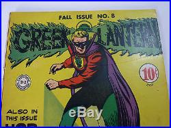 Golden Age Green Lantern # 8. High Grade Classic Cover