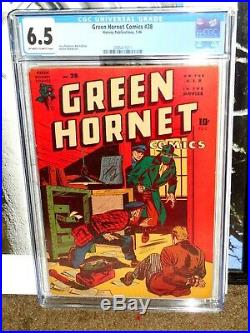 GREEN HORNET #28 CGC 6.5 GOLDEN AGE JERRY ROBINSON only 8 in the census