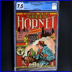 GREEN HORNET COMICS #3 CGC 7.5 OW SCARCE! Holyoke Pub. 1941 Golden Age