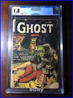 Ghost Comics #6 (1953) Golden Age Pre-Code Horror! Bondage! PCH! CGC 1.8