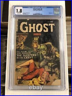 Ghost Comics #6 CGC 1.8 FR/G fiction house 1953 golden age JACK ABEL horror