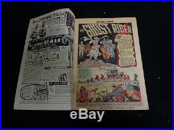 Ghost Rider #1 Magazine Enterprises Golden Age Pre-code Comic Signed Dick Ayers