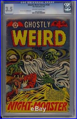 Ghostly Weird Stories # 120 L. B. Cole Cover Golden Age