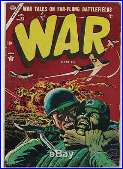 Golden Age Atlas War Comics #23 Russ Heath Classic War Cover VG+ 4.5
