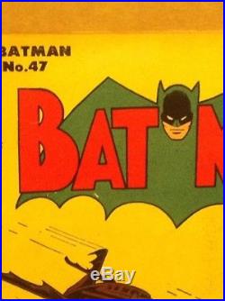 Golden Age Batman #47 Origin Of Batman 1948