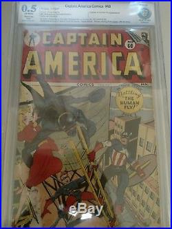Golden Age Captain America #60 Timely 0.5 CBCS graded RARE comic Jan 1947