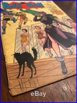 Golden Age Comic Book Batman #84 June 1954 DC Comics Great Catwoman Cover