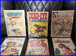 Golden Age Comic Book Lot Of 6. Vintage. KEY Books