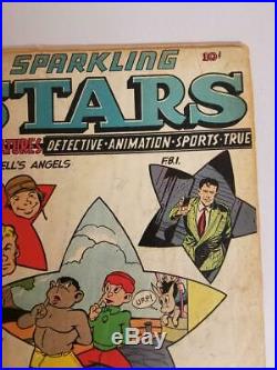 Golden Age Comic Sparking Stars #1 First Edition RARE June 1944 ali baba petey