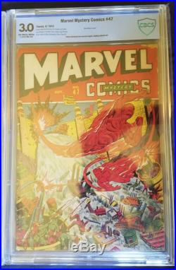 Golden Age Comics Lot All-winners 14, Captain America 50, Marvel Mystery 47