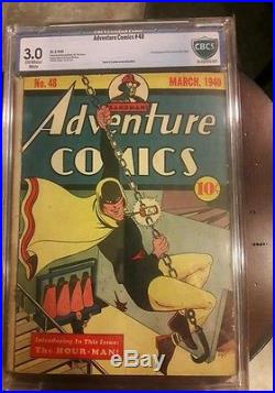 Golden Age DC Adventure Comics 48 CBCS 3.0 not CGC 1st Hourman