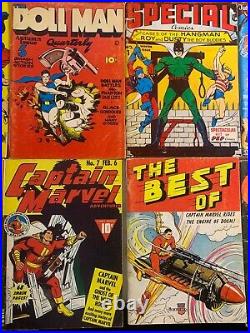 Golden Age Flashback 1970s Reprints 20 Comics LOT Human Torch Silver Streak Wow