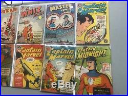 Golden Age Huge lot Pep, Doll Man, Whiz, Captain Marvel Adventures, Crime +++